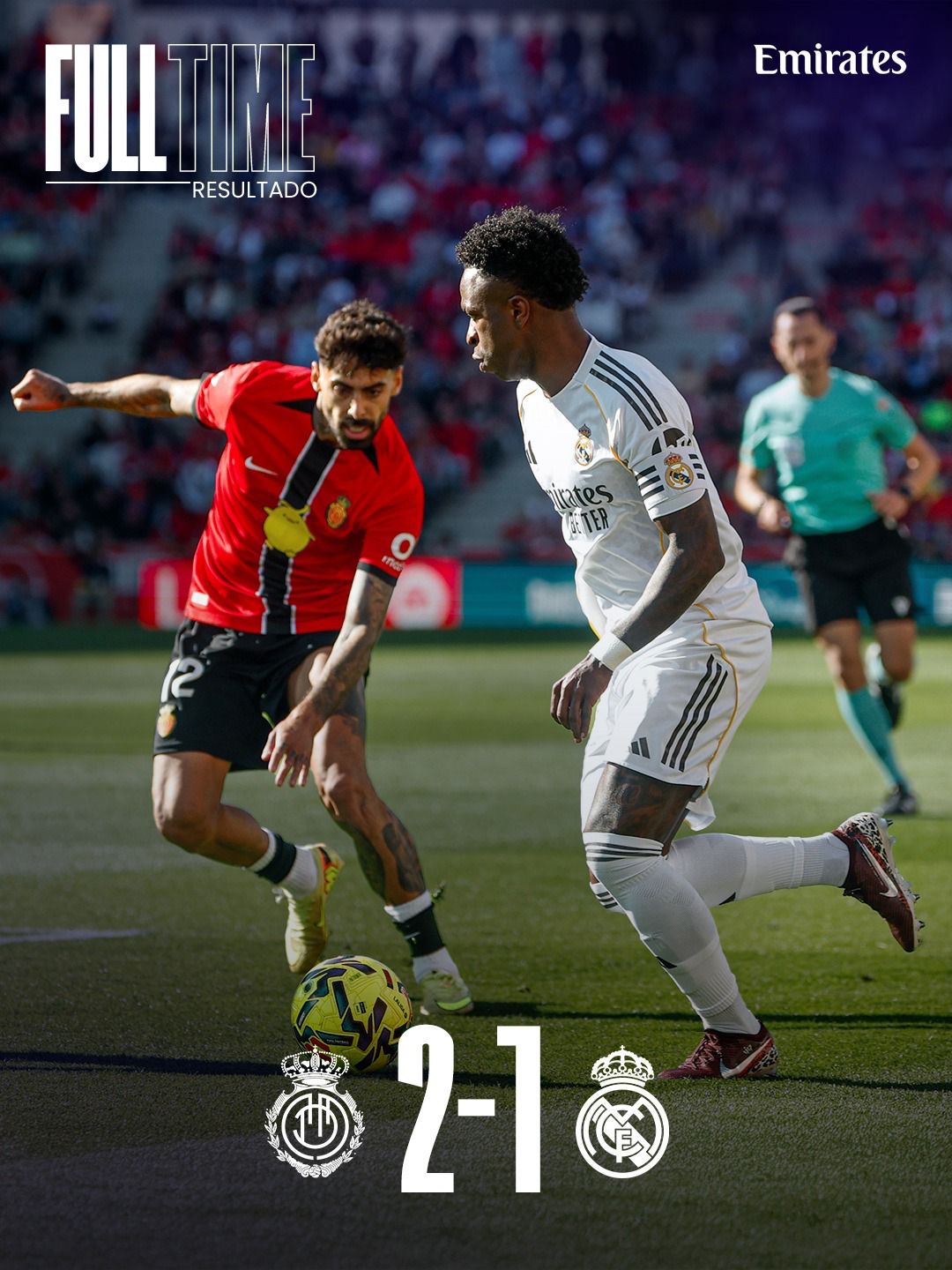 🏁 FT: Mallorca 2-1 Real Madrid