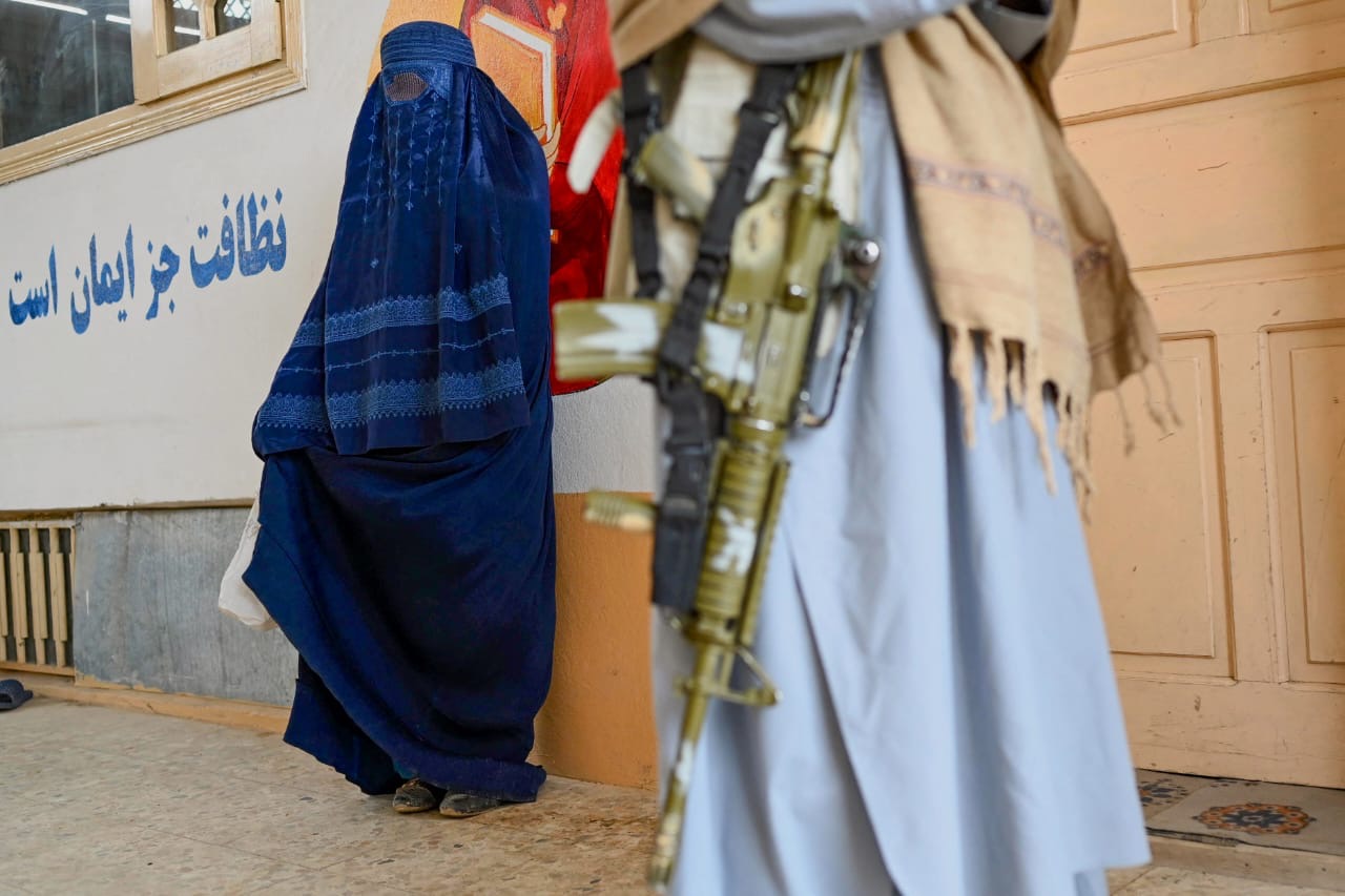 The suffering of Afghan women under Taliban rule in 2026.