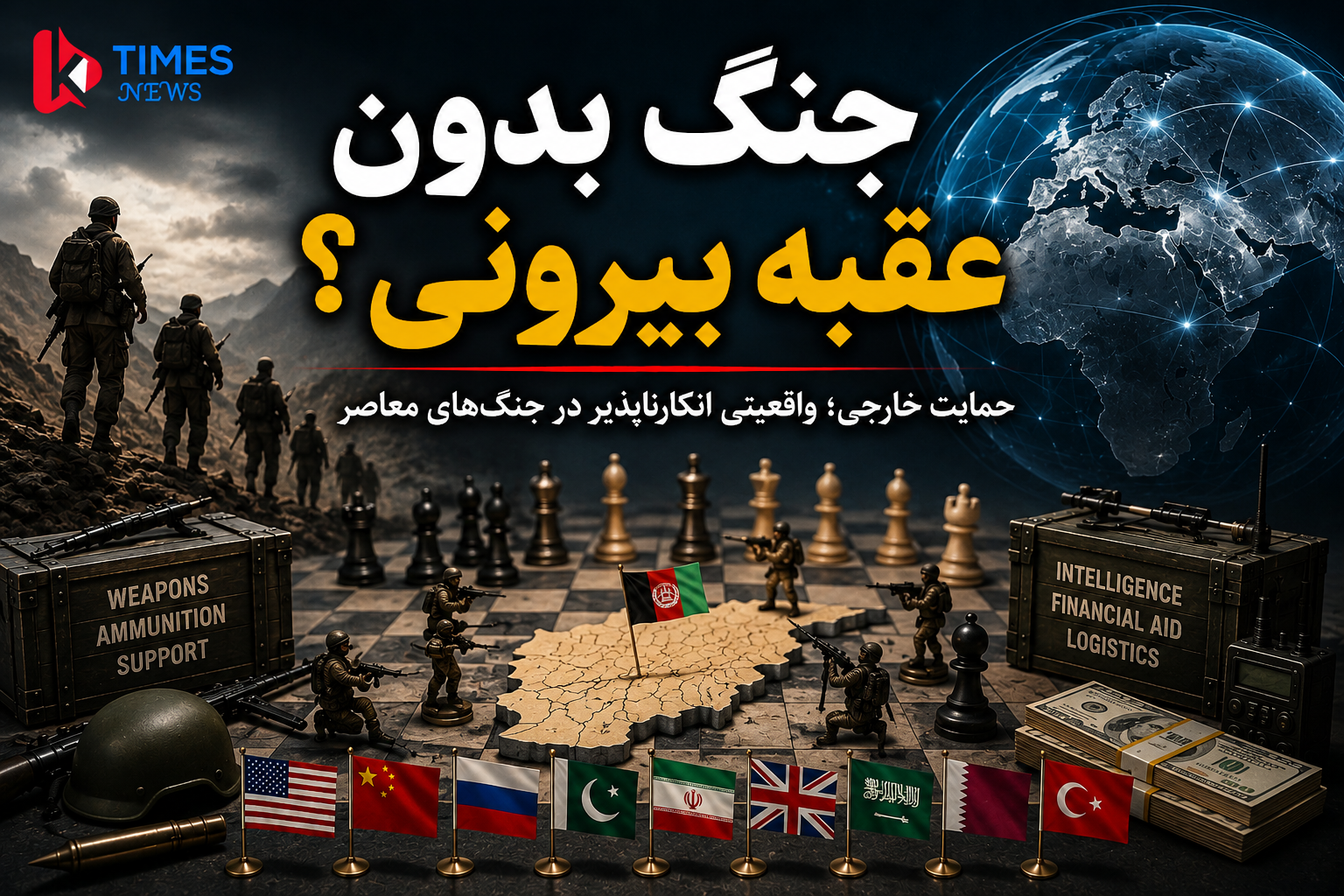 جنگ بدون عقبه بیرونی؟