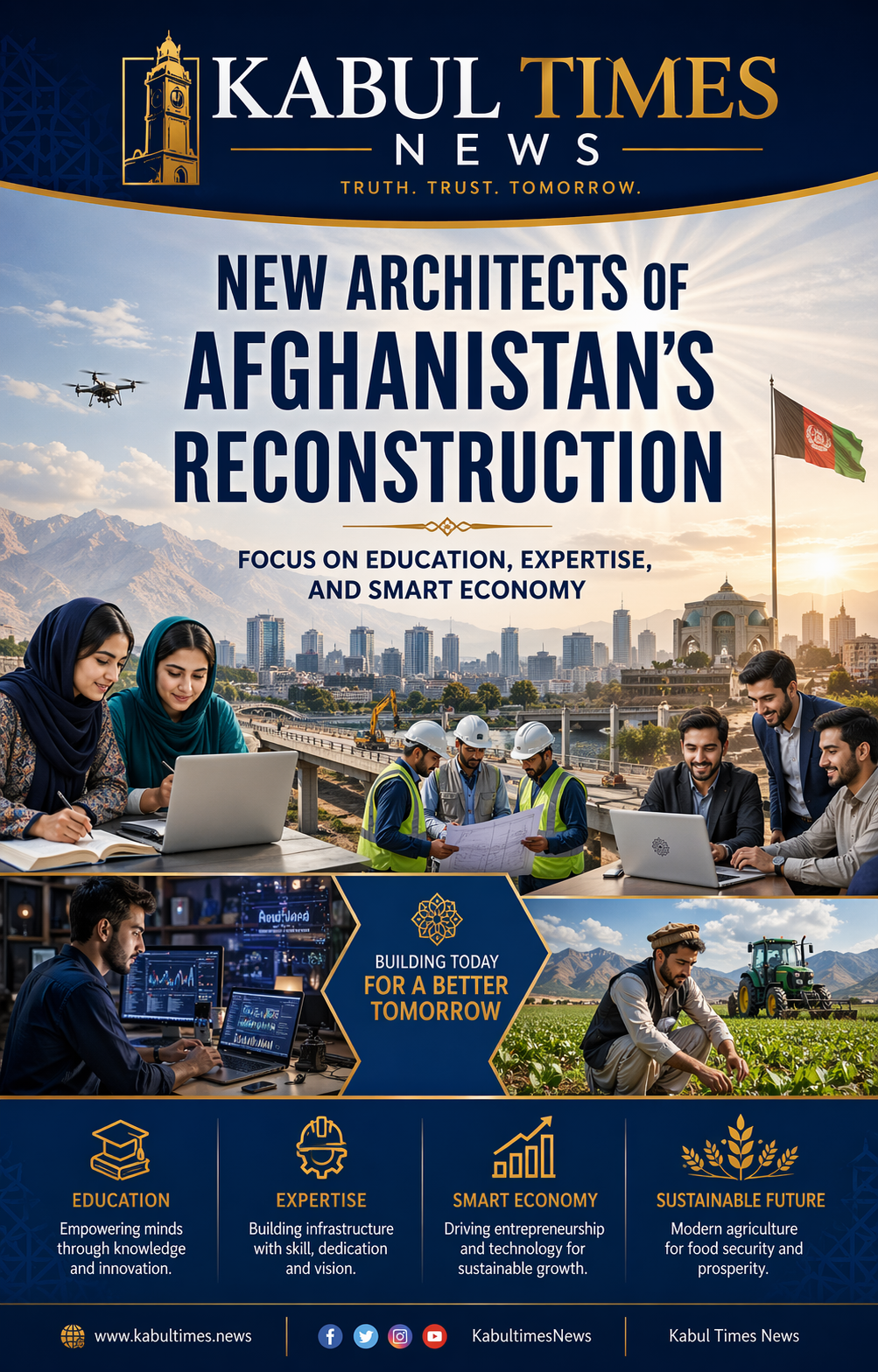 New Architects of Afghanistan’s Reconstruction: Emphasis on Expertise, Education, and Smart Economy