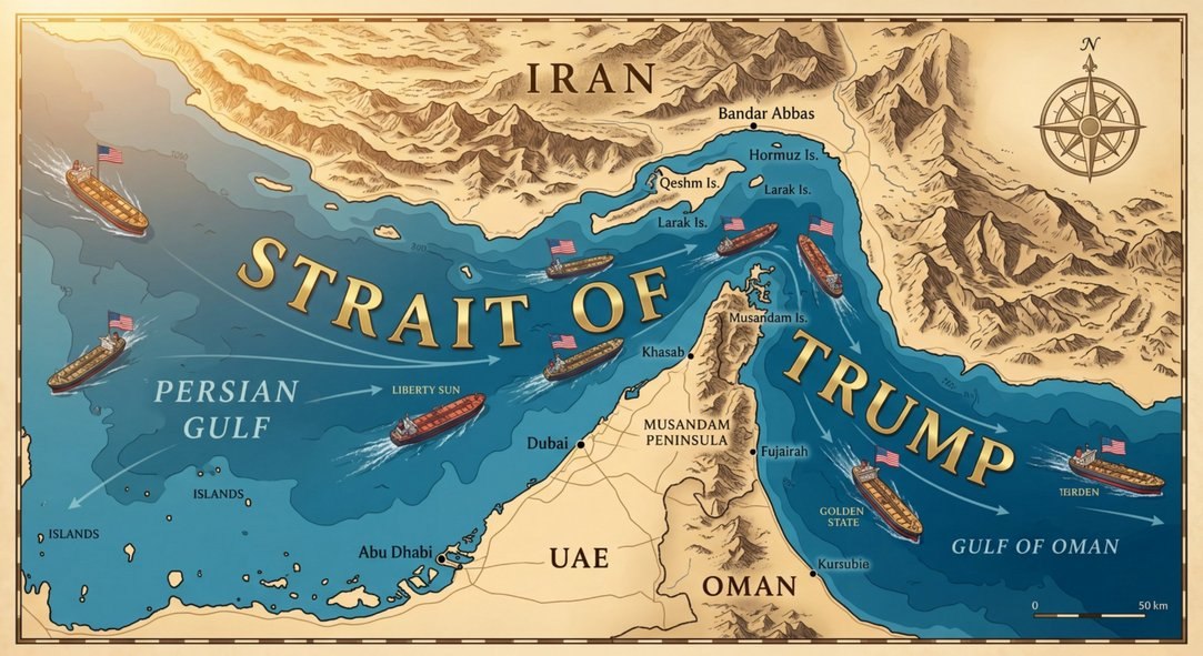 Washington and Tehran on the Brink of a New Confrontation as Tensions Escalate in the Strait of Hormuz