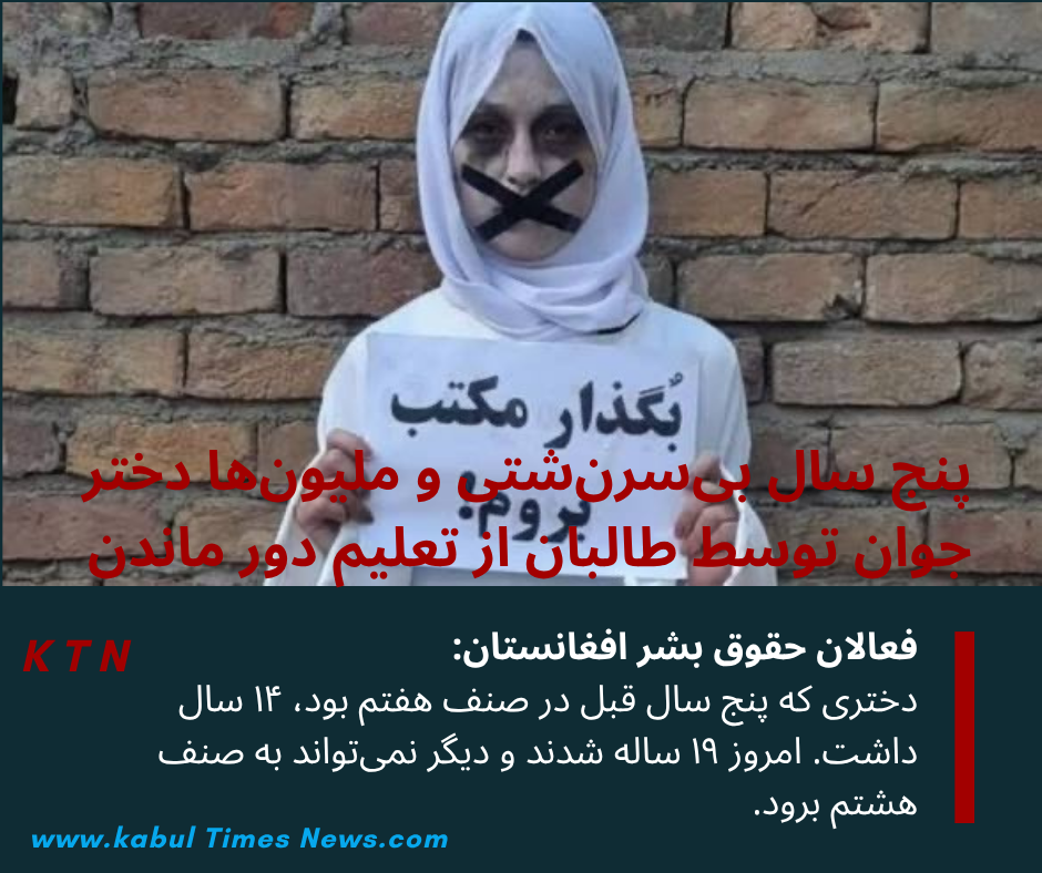 The illiterate generation of Afghanistan: The Taliban's crime against the future